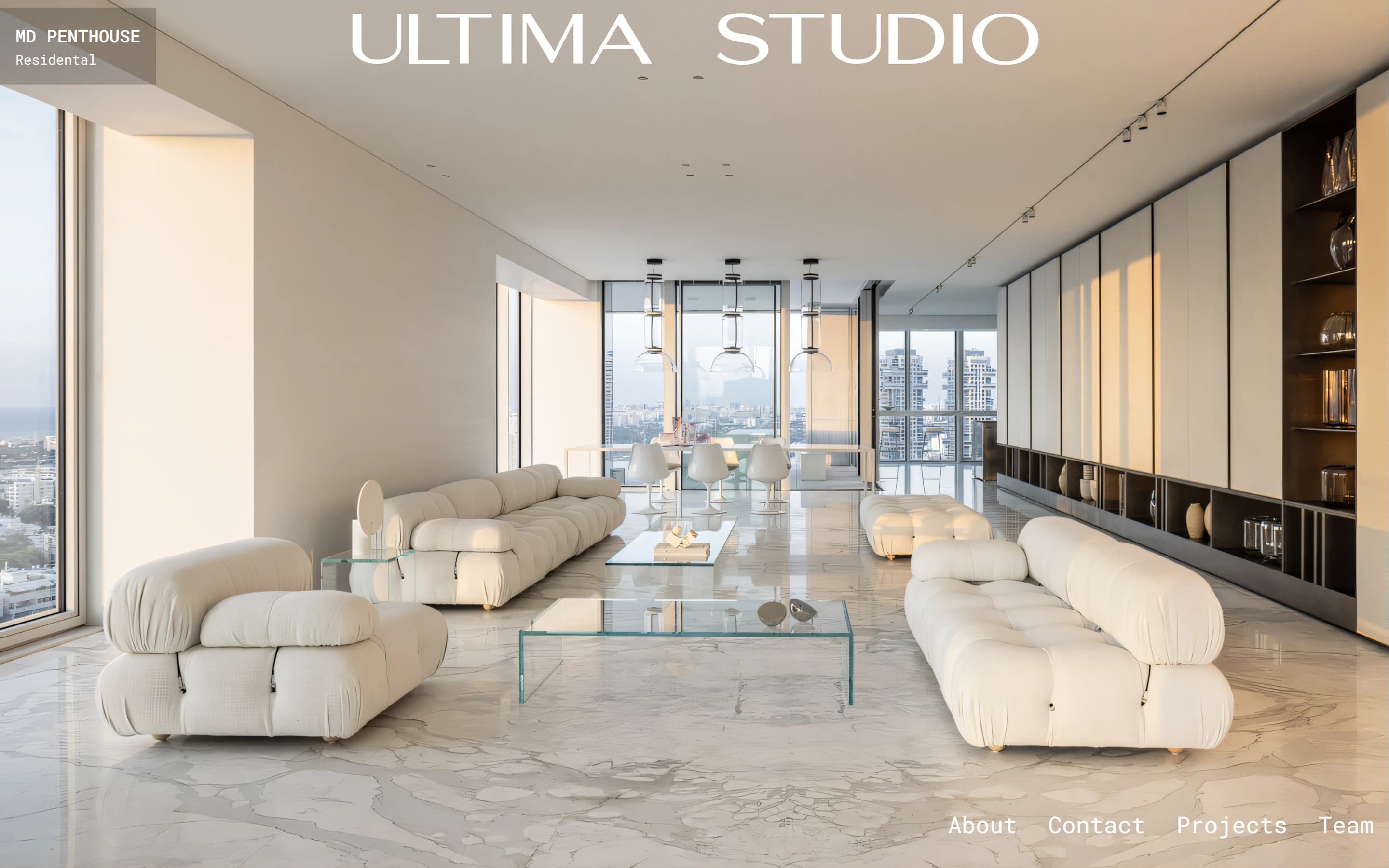 Ultima Studio - סטודיו יוקרתי לעיצוב פנים